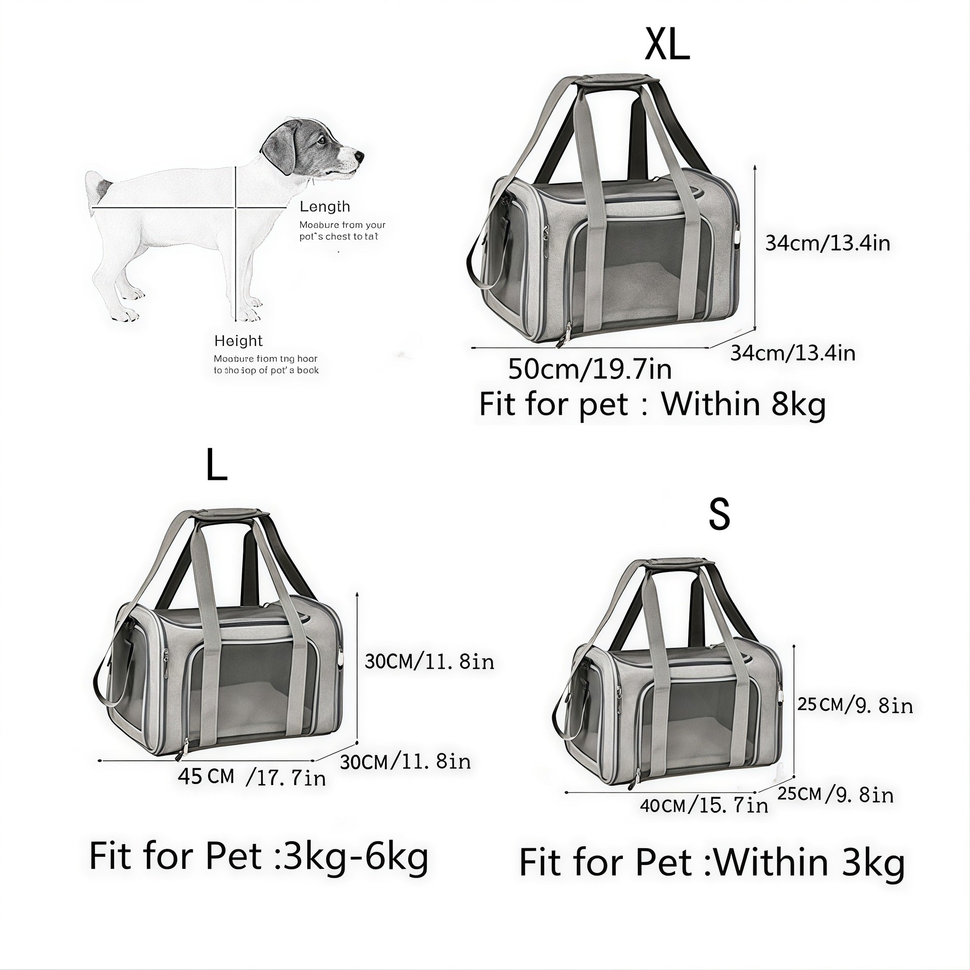 Outdoor Travel Portable Pet Bags For Travel